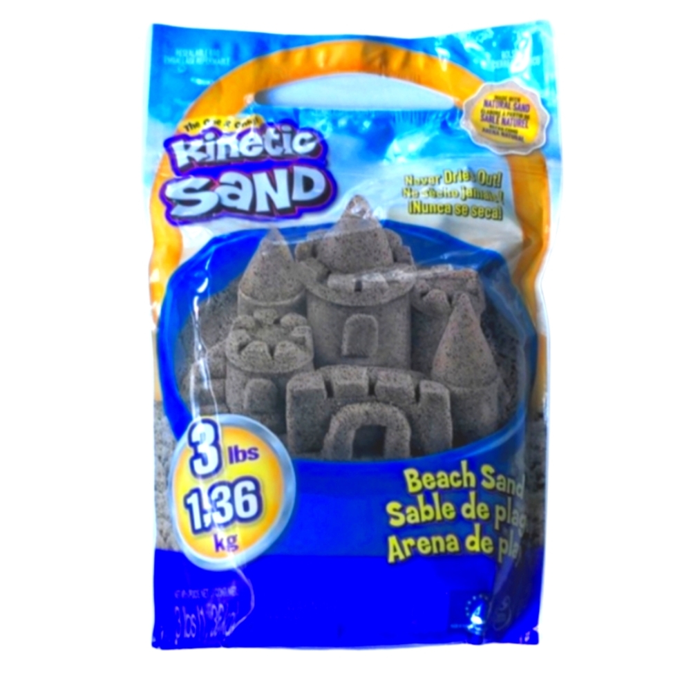 Kinetic Sand Sensory Toy STEM Sand doesn't dry out 3lb Bag